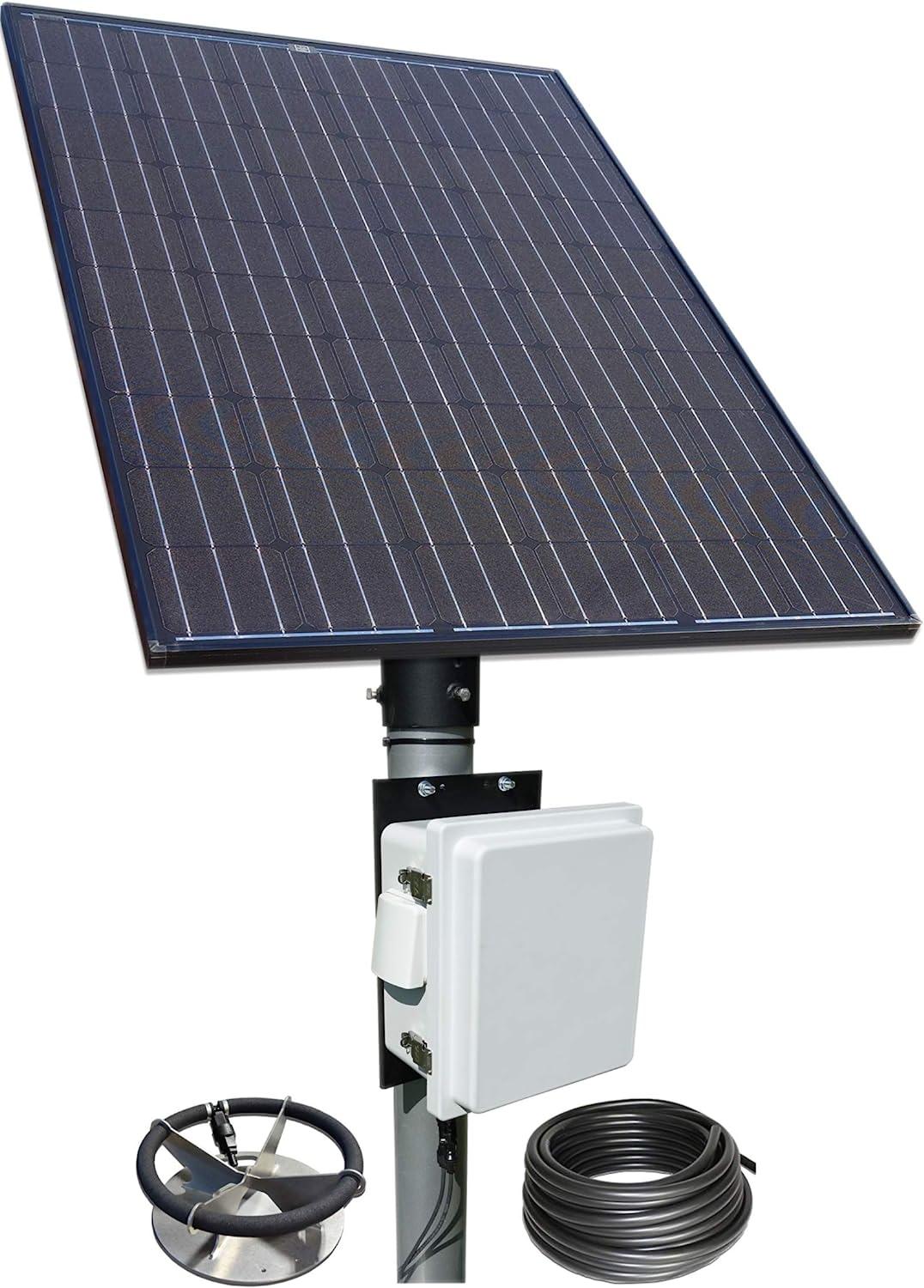 US Solar Mounts Large Pond Solar Aerator Subsurface Aerator Bubbl
